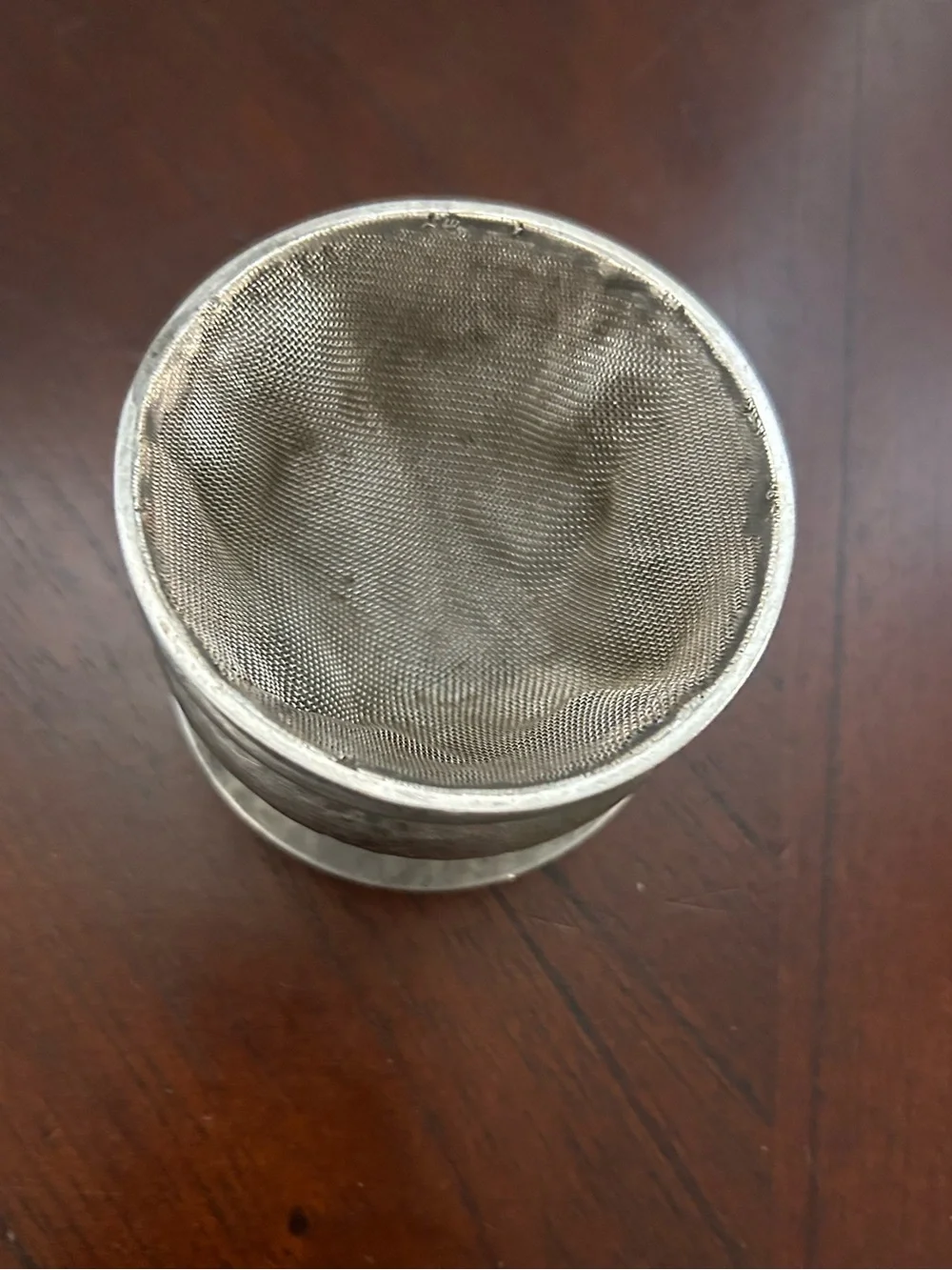 Vintage 1930s W & Co Homeland English Pewter Handcrafted Tea Strainer – Sheffie